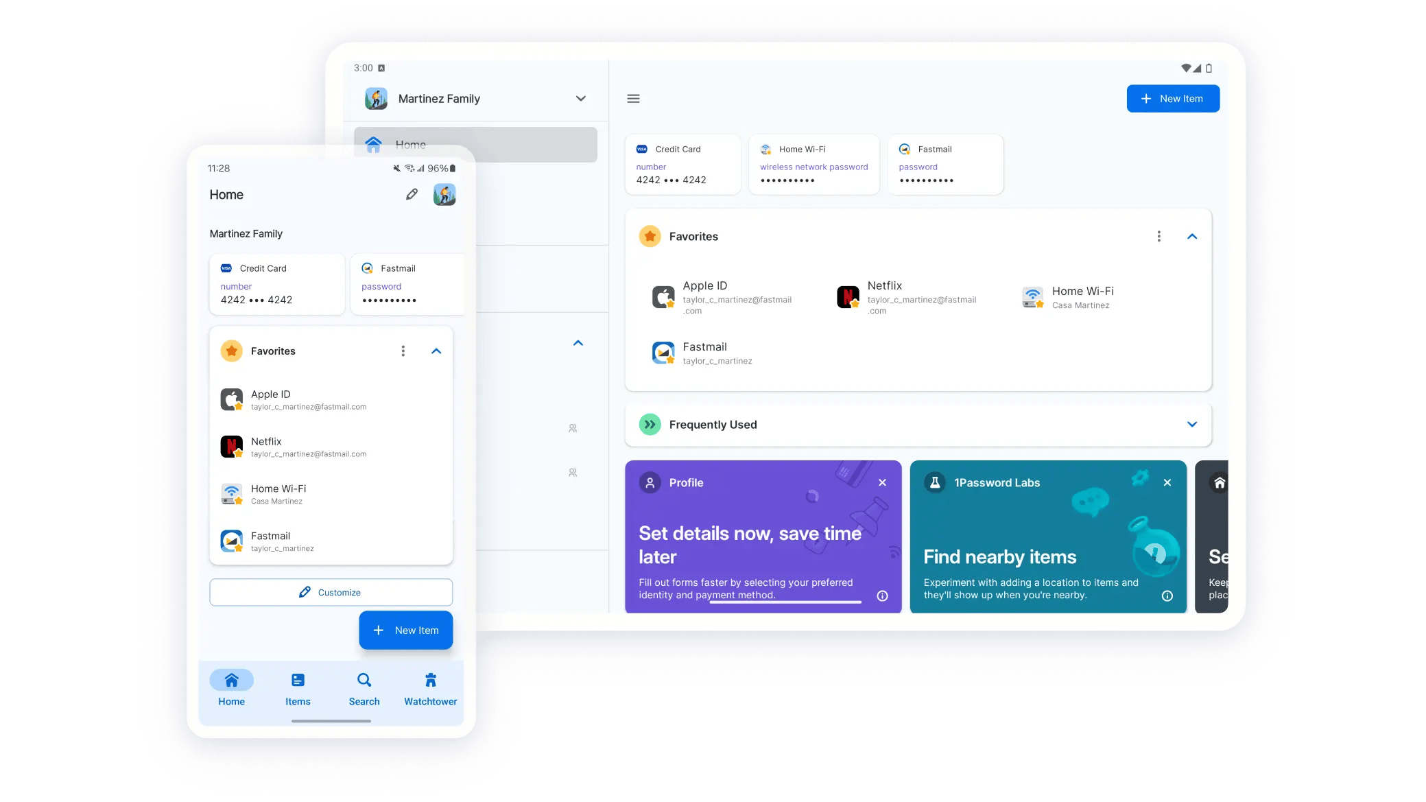 1Password Android mobile app